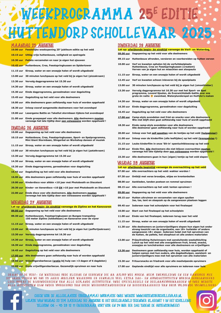 Weekplanning